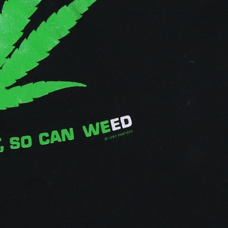 1991 Pantera Flying Across America Tour Shirt