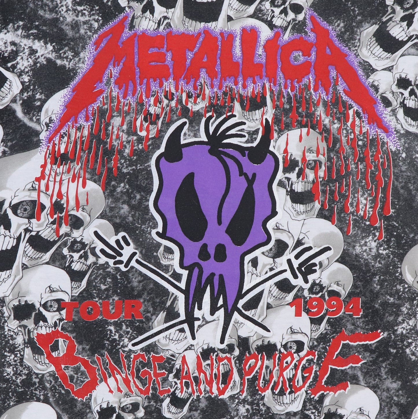 1994 Metallica All Over Print Tour Shirt