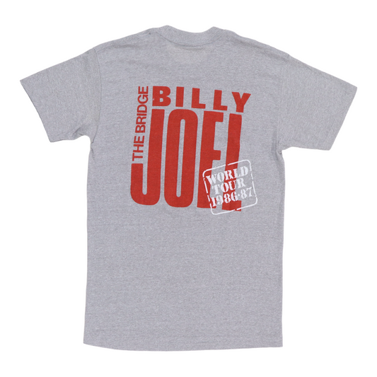1986 Billy Joel The Bridge Tour Shirt Back
