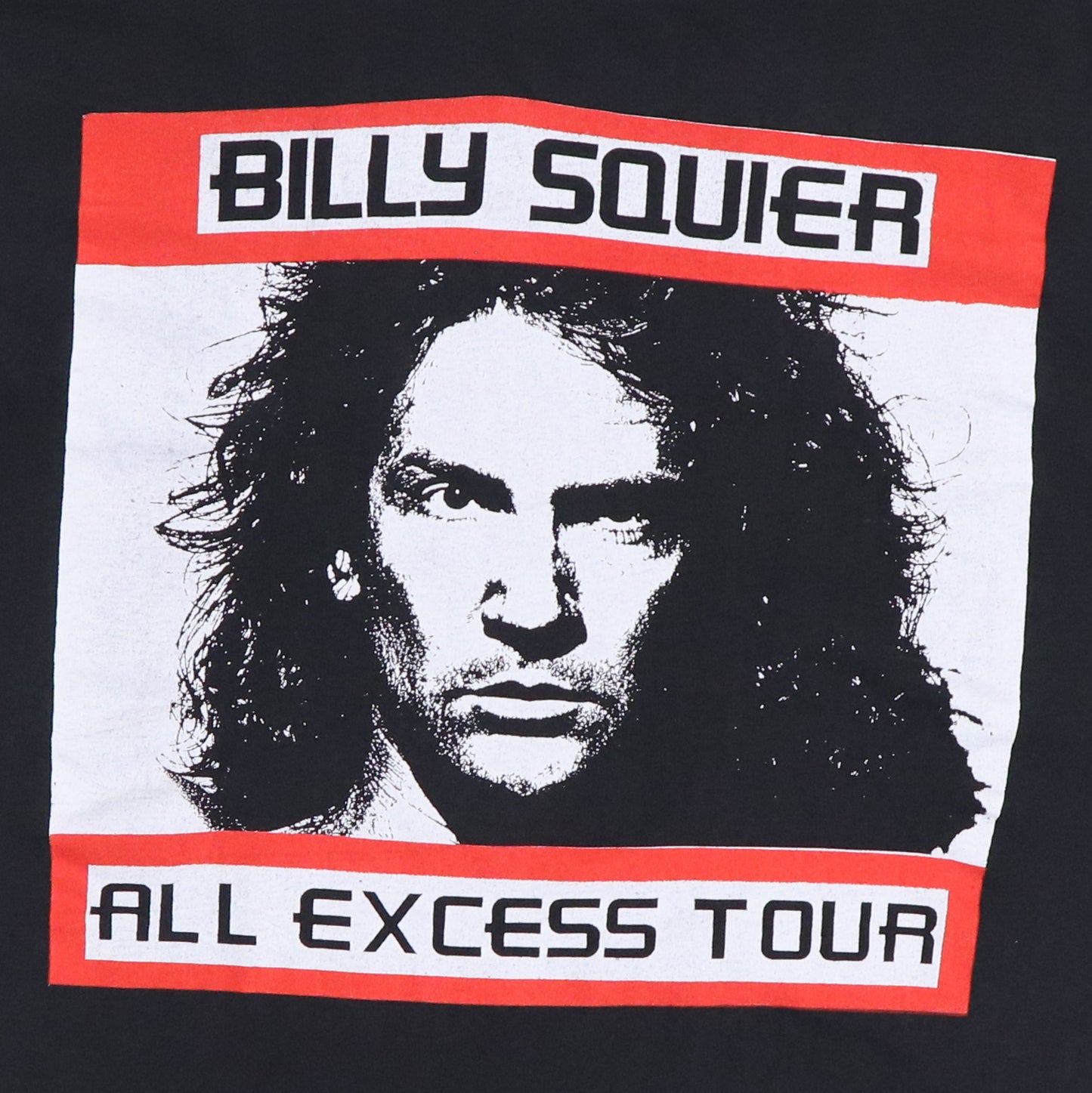 1989 Billy Squier All Excess Tour Shirt