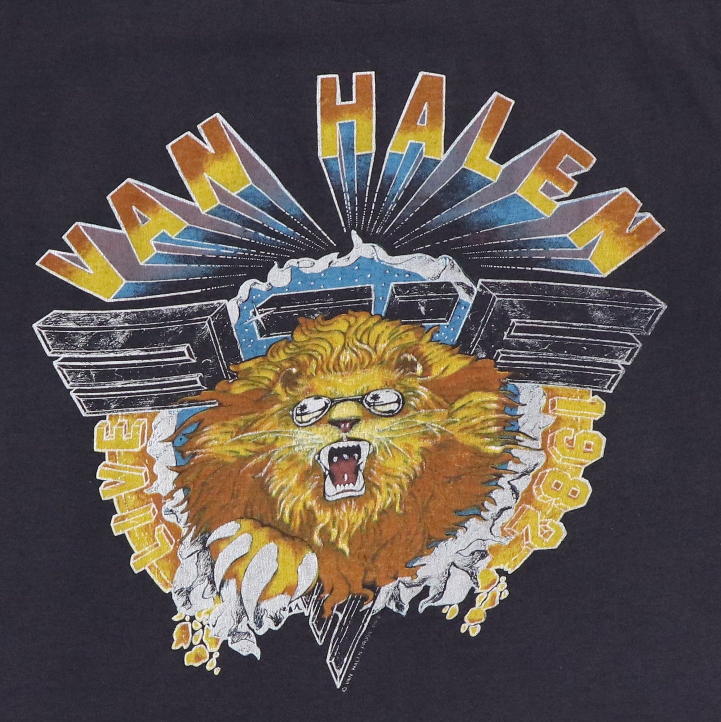 1982 Van Halen Diver Down Tour Shirt