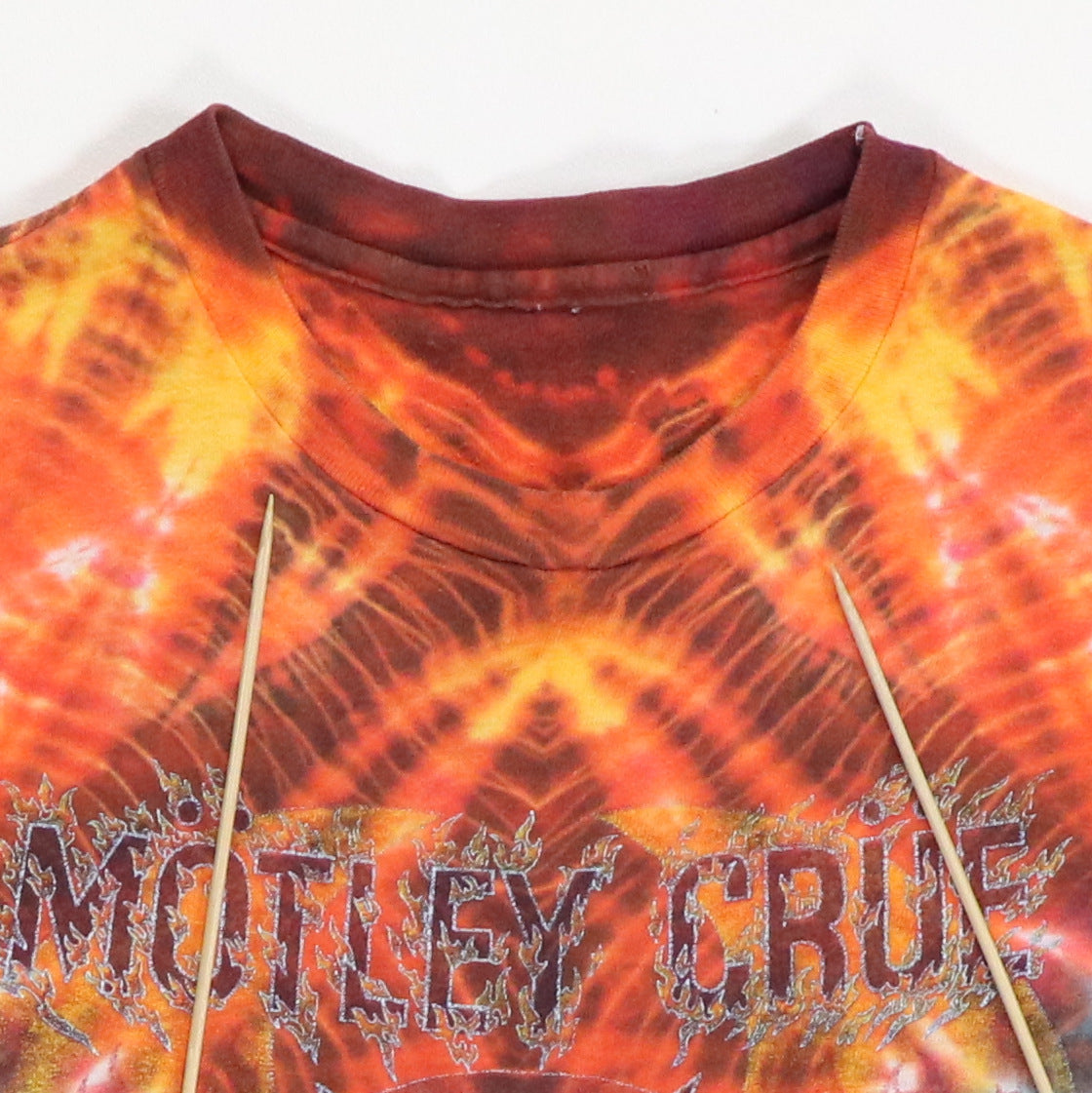 1980s Motley Crue Symmetria Tie Dye Shirt