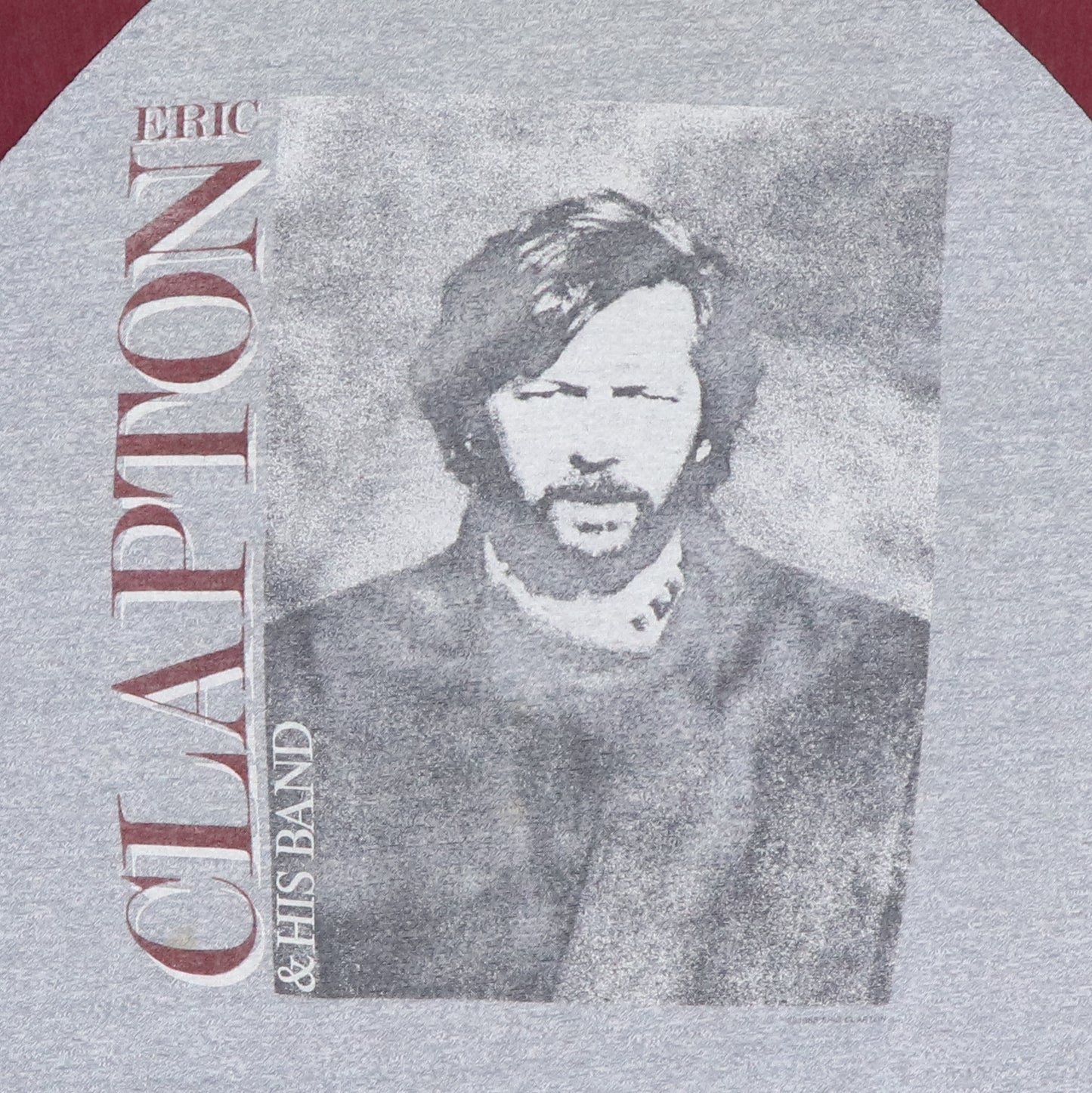 1985 Eric Clapton Behind The Sun Tour Jersey Shirt