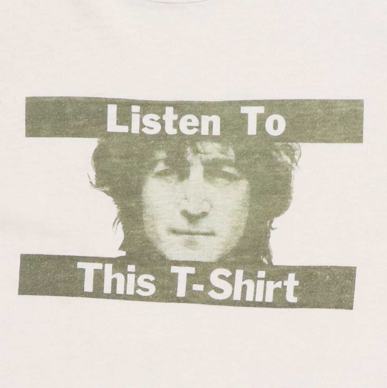 1970s John Lennon Listen To This T-Shirt Shirt