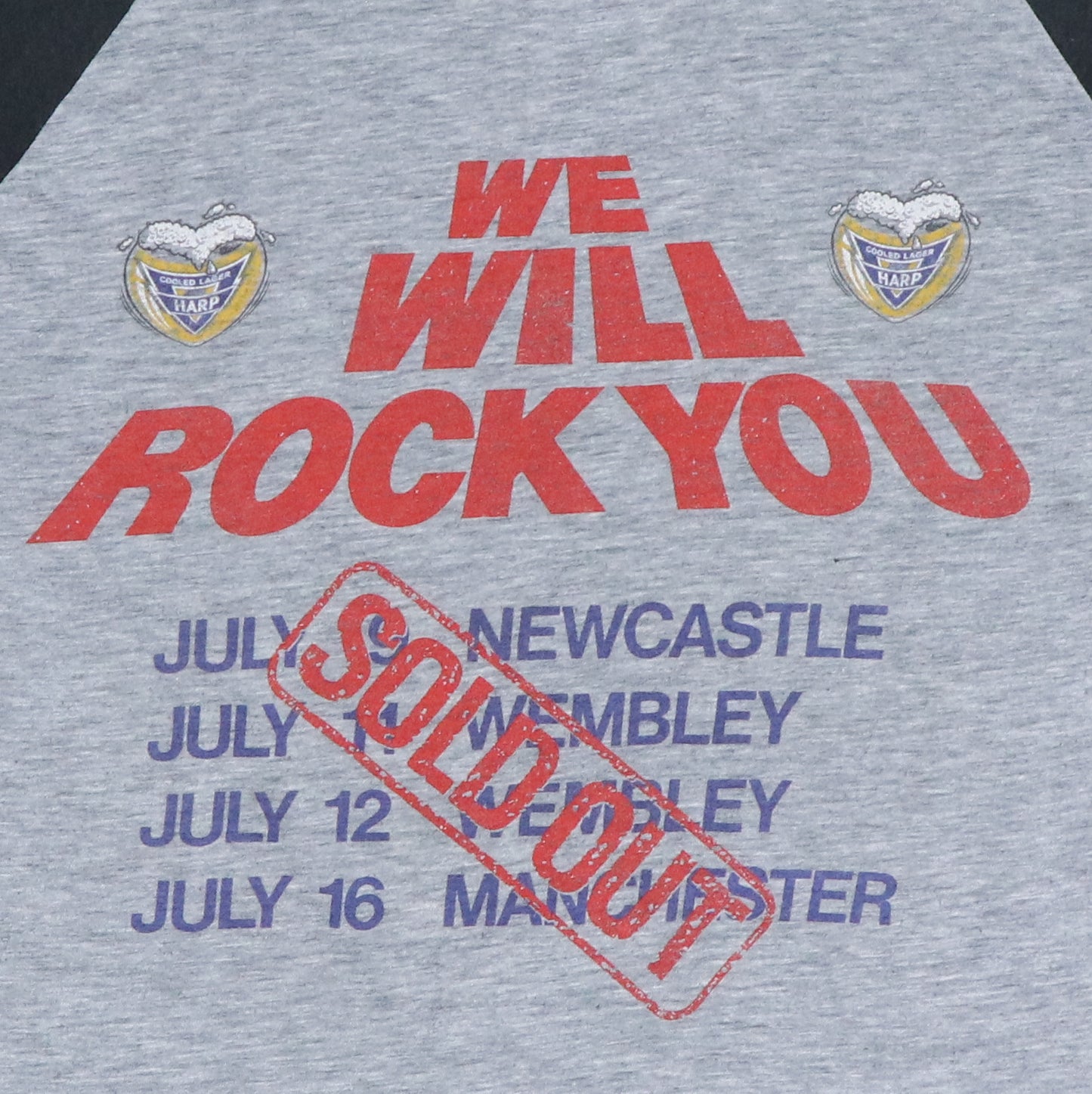 1986 Queen Tour Jersey Shirt