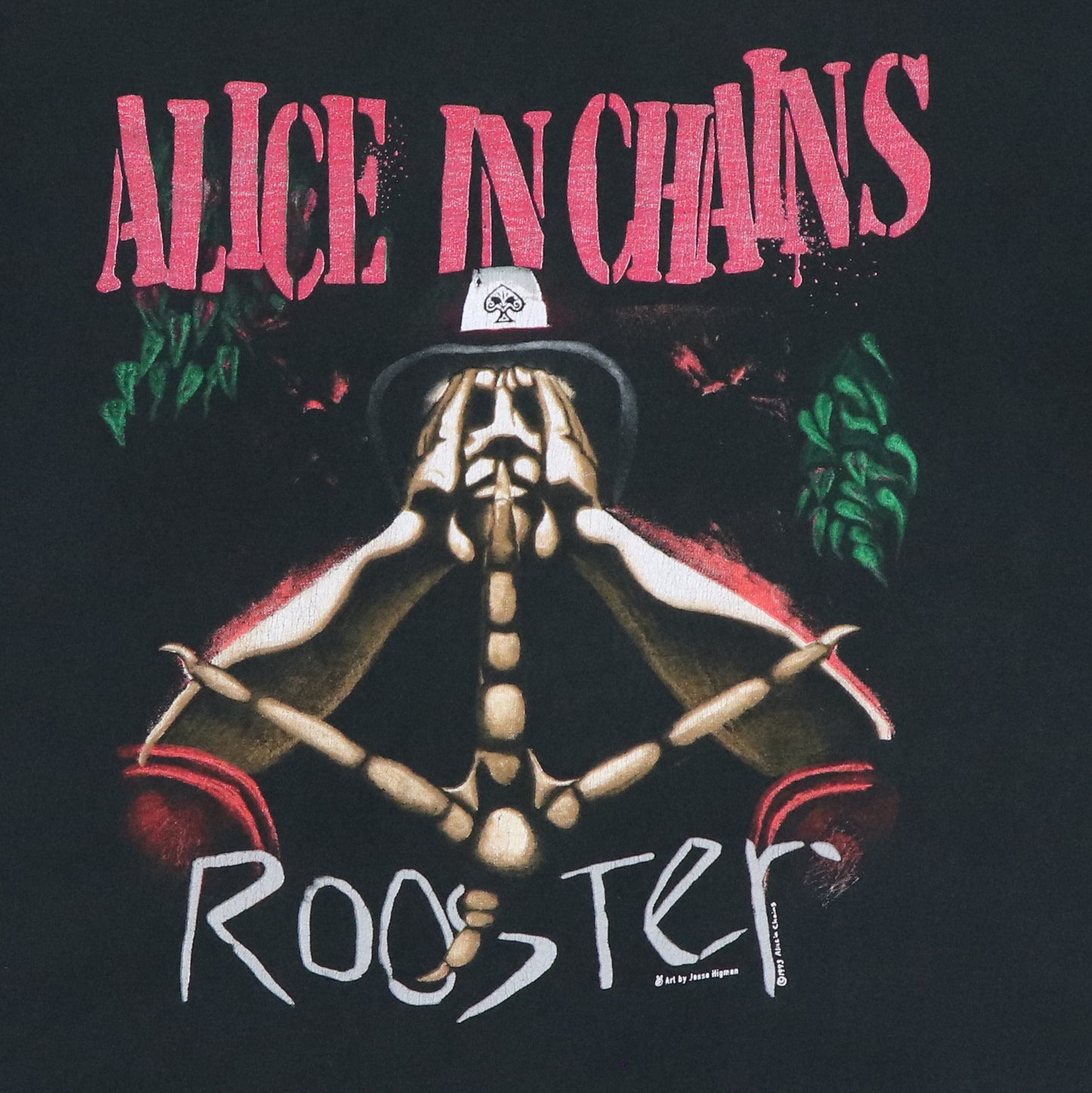 1993 Alice In Chains Rooster Shirt