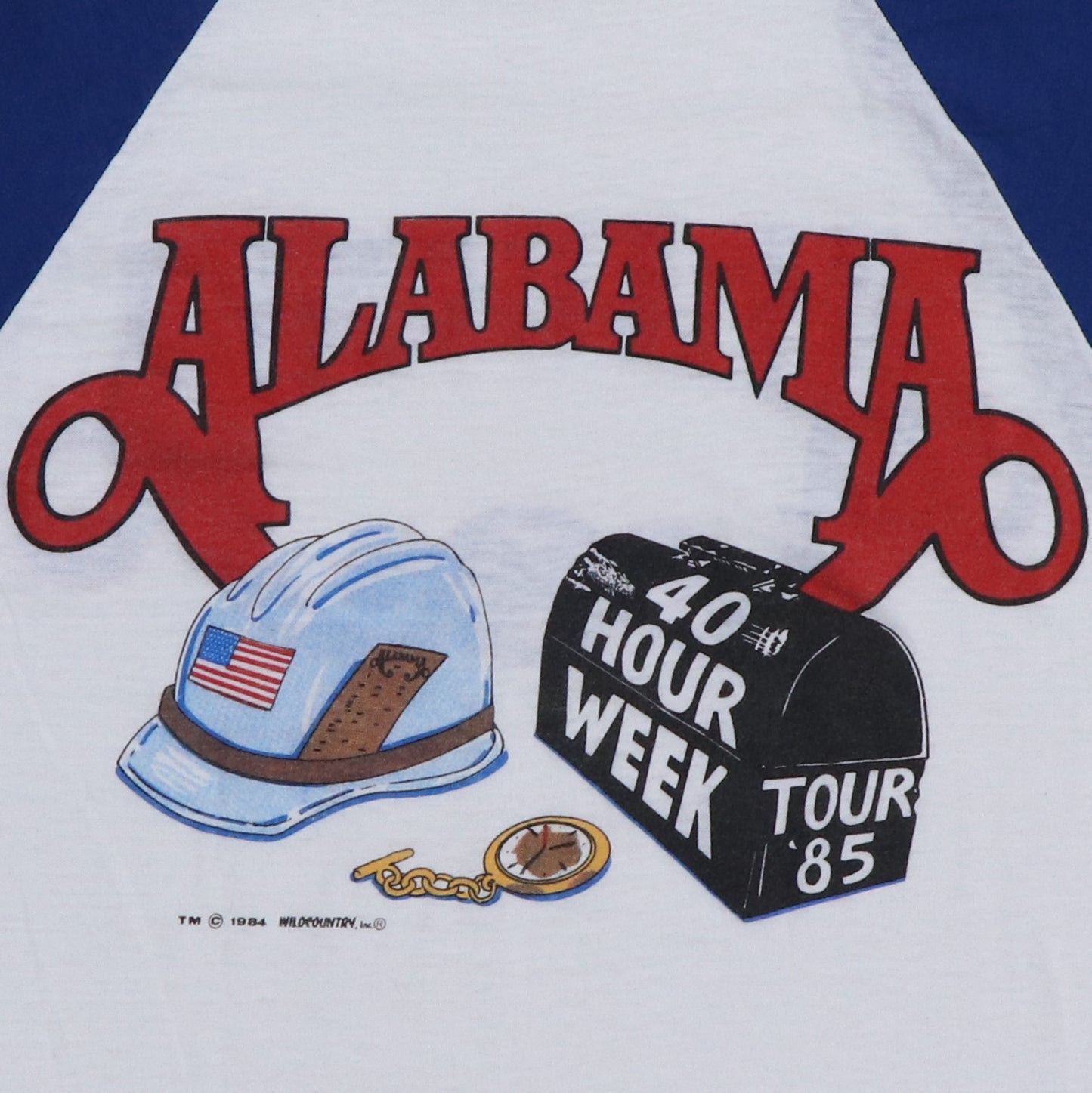 1980 Alabama 40 Hour Work Week Tour Shirt
