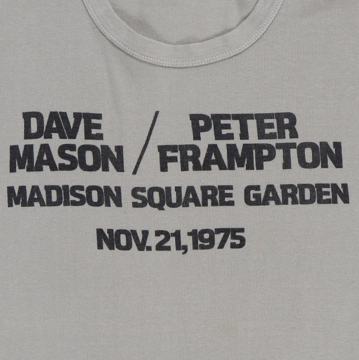 1975 Dave Mason Peter Frampton Tour Shirt