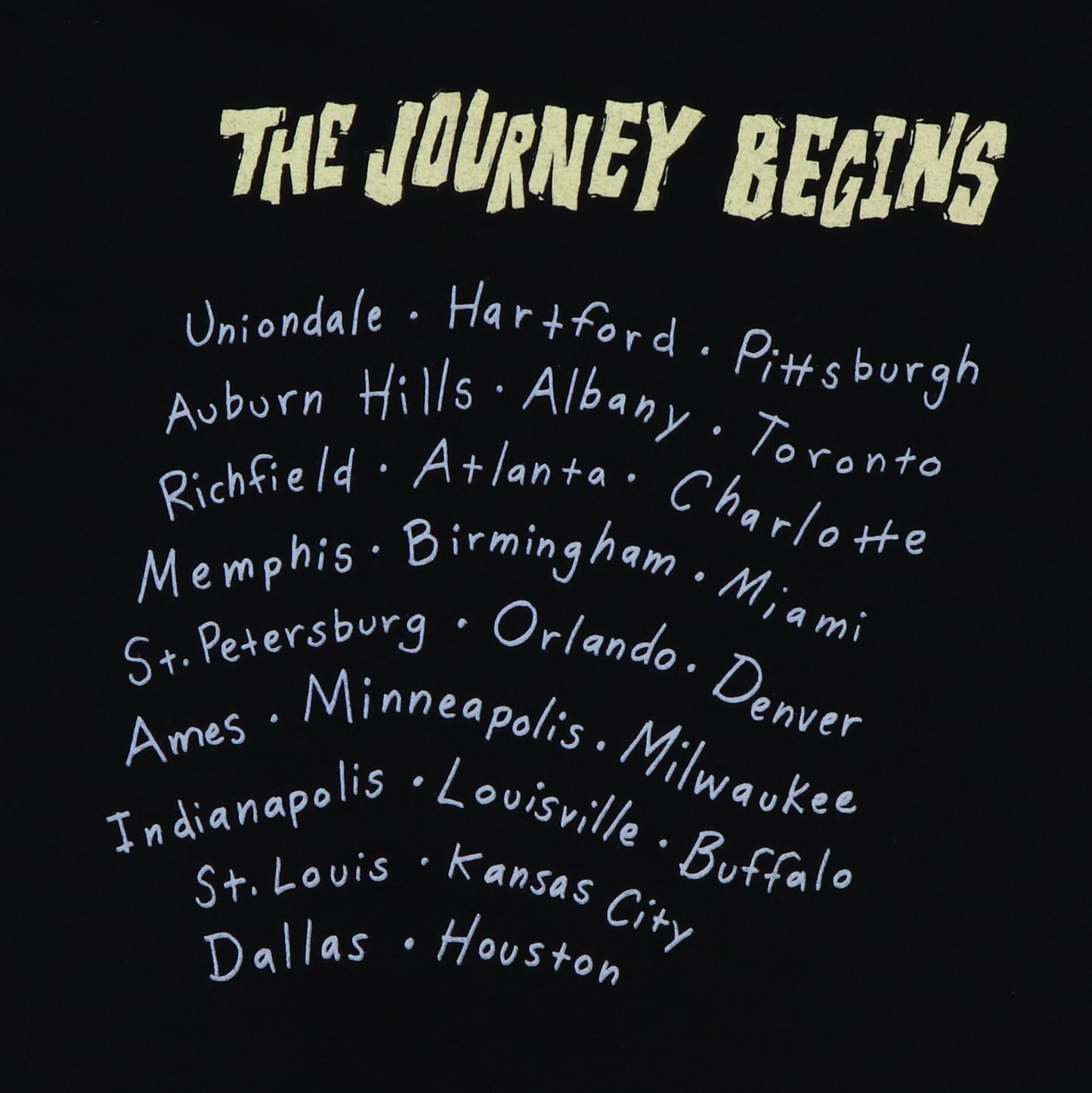 1993 Billy Joel River Of Dreams World Tour Shirt