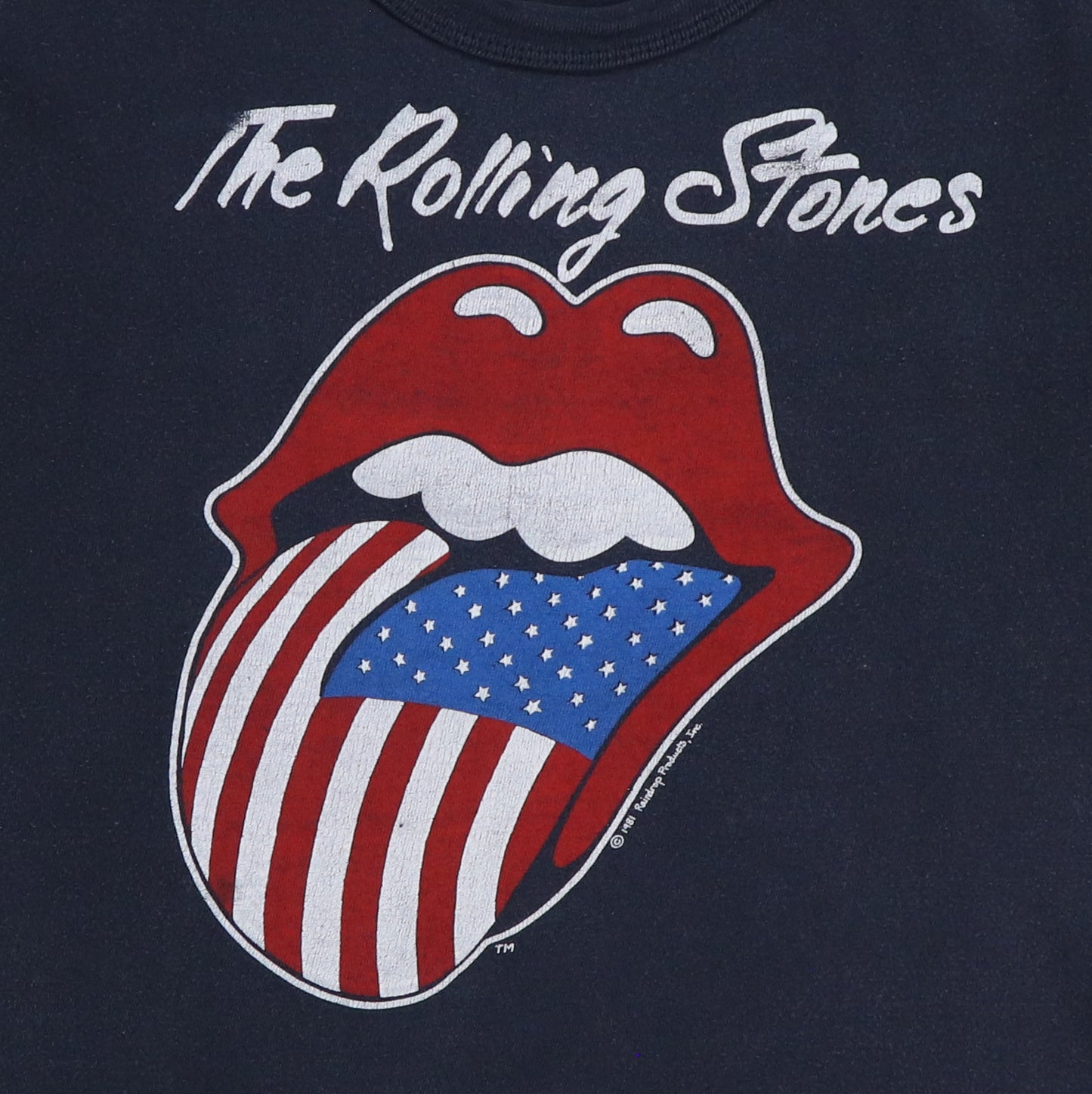 1981 Rolling Stones North American Tour Shirt