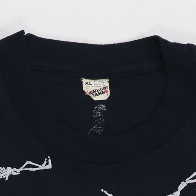 1990 Skeleton Sex All Over Fashion Victim Shirt