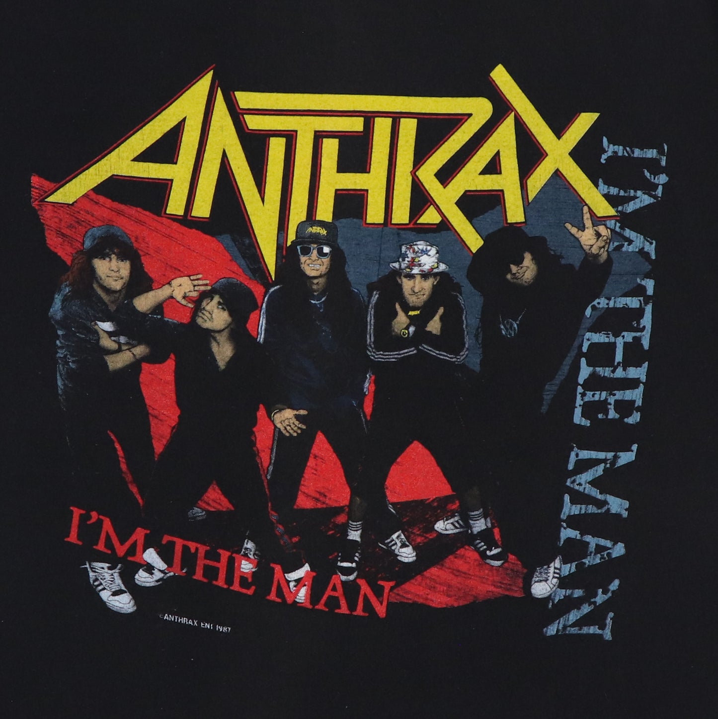 1987 Anthrax I'm The Man Shirt