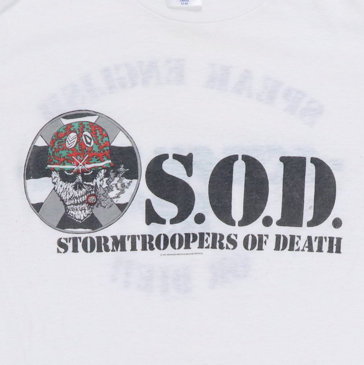 1987 Storm Troopers Of Death Schism Tour Shirt