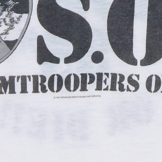 1987 Storm Troopers Of Death Schism Tour Shirt