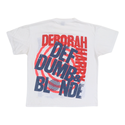 1990 Deborah Harry Def Dumb Blond Tour Shirt Back