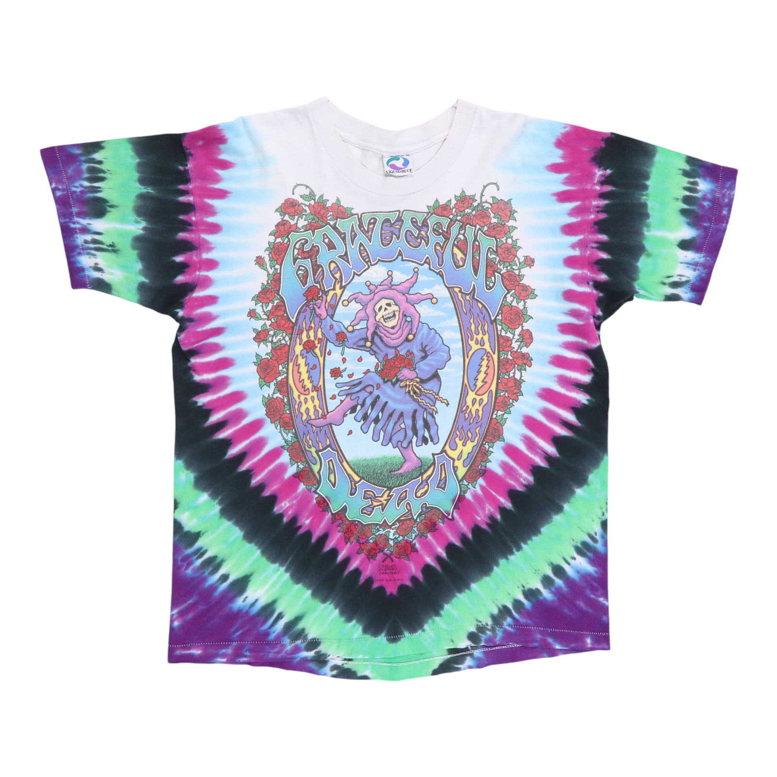 1993 Grateful Dead Seasons Of The Dead Tie Dye Shirt | Authentic