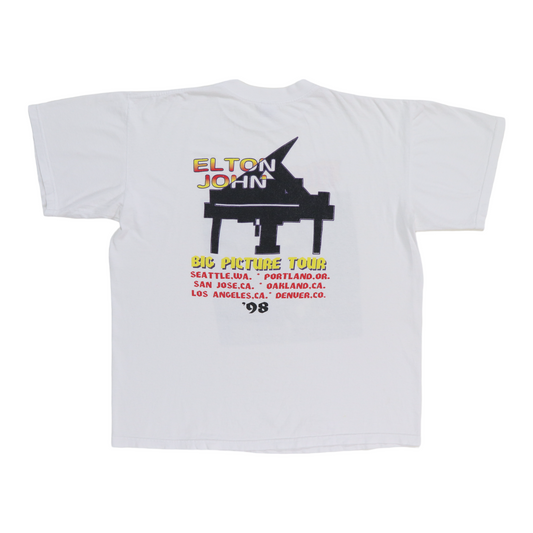 1998 Elton John The Big Picture Tour Shirt Back