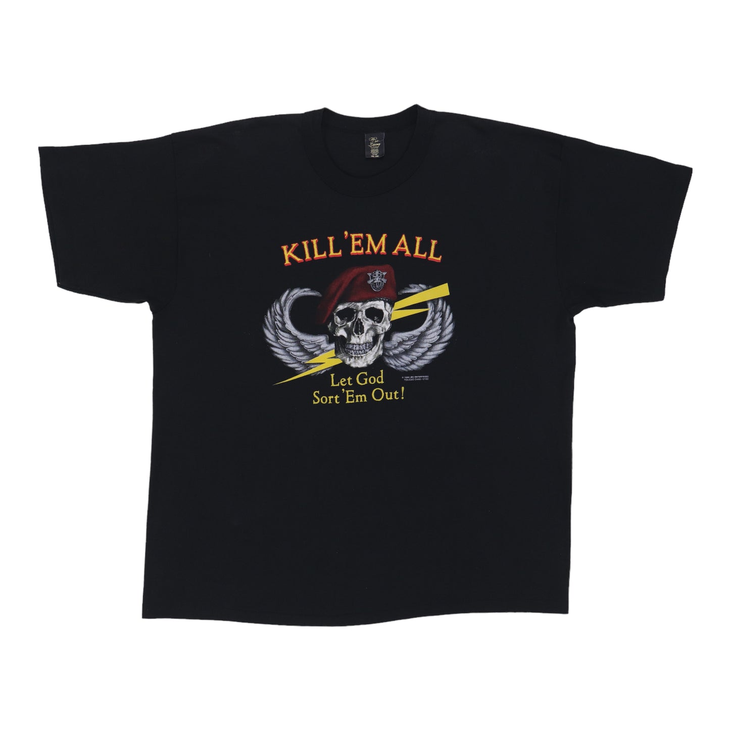 1986 Kill 'Em All Let God Sort 'Em Out Shirt
