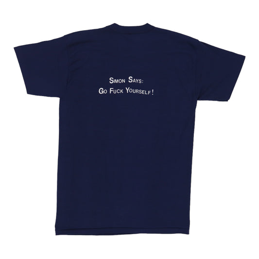 1980s George Carlin Simon Says Shirt Back