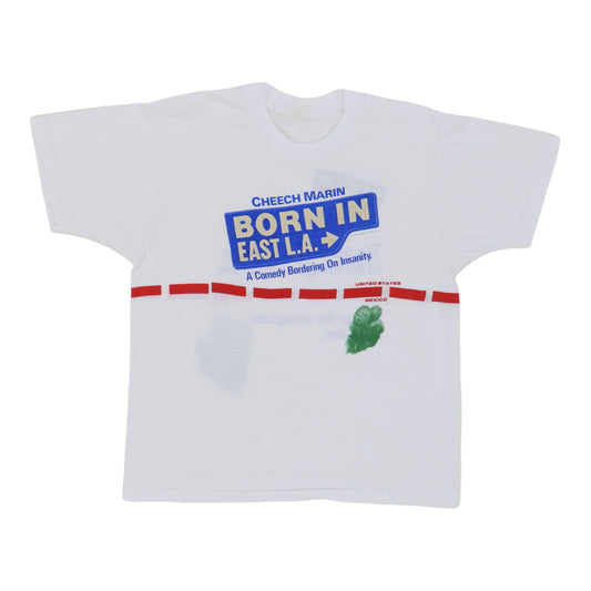 1987 Born IN East LA Cheech Marin Movie Promo Shirt
