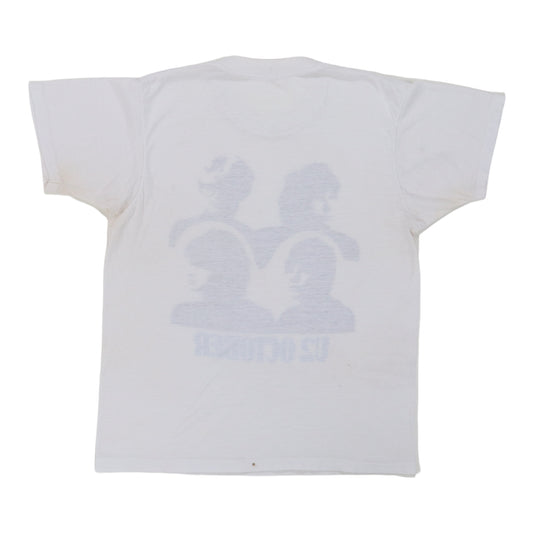 1980s U2 October Shirt Back