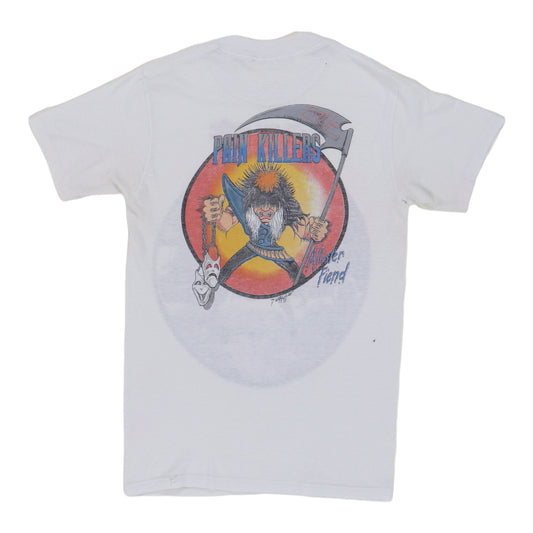 1985 Motley Crue Pain Killers Shirt Back