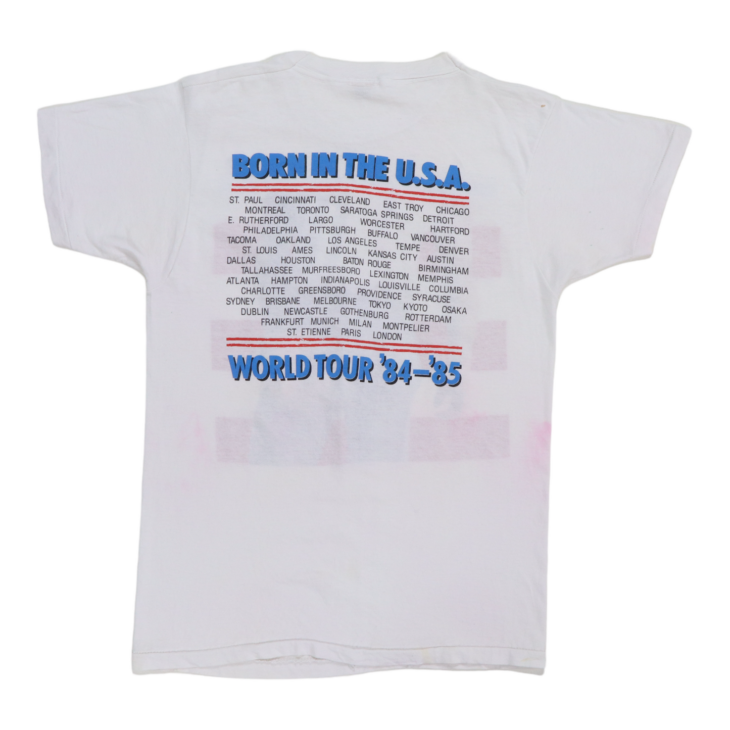 1984 Bruce Springsteen Born In The USA Tour Shirt