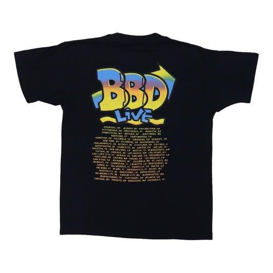 1990 Bell Biv Devoe Shit Is Mental Tour Shirt Back
