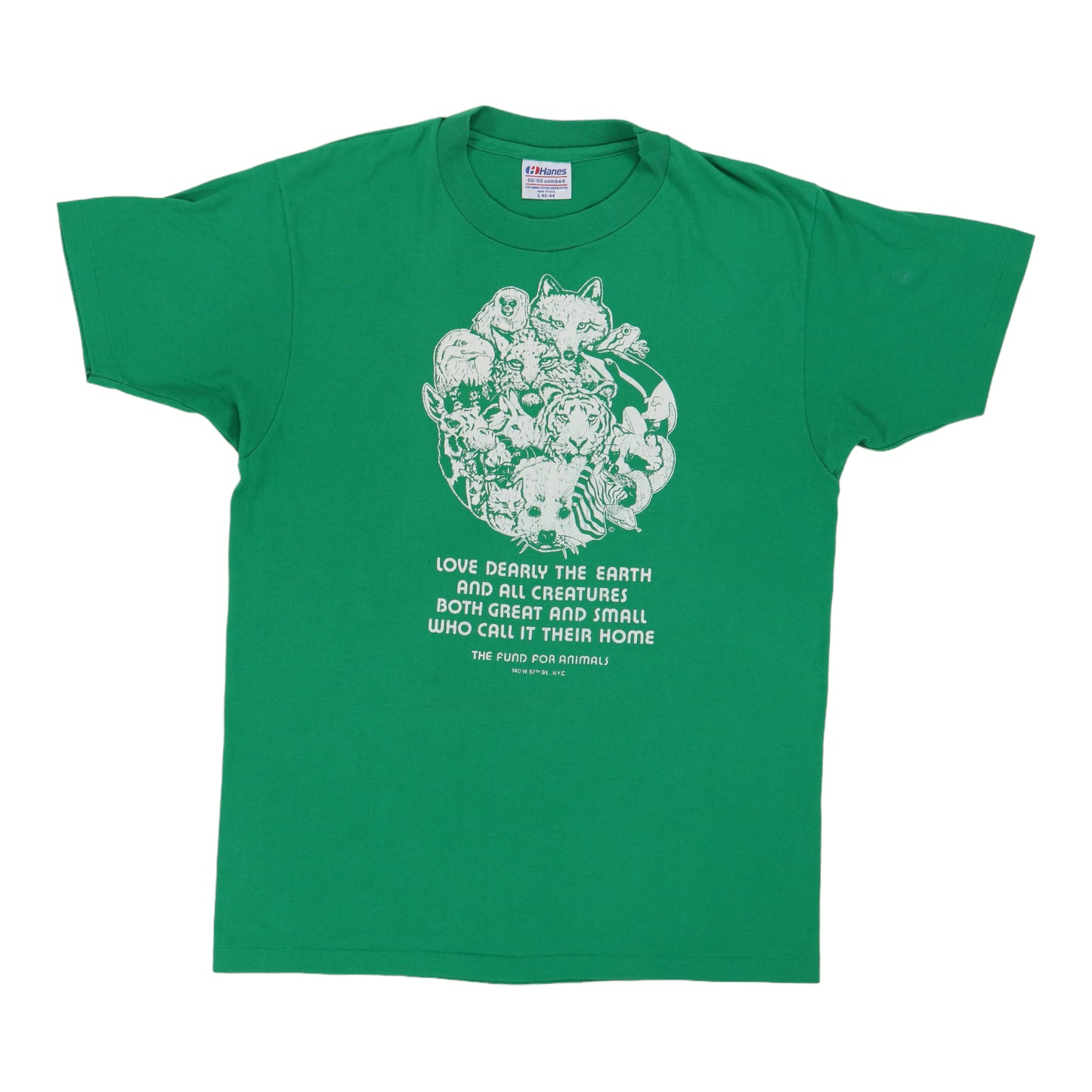 1980s Love The Earth And All Creatures Shirt