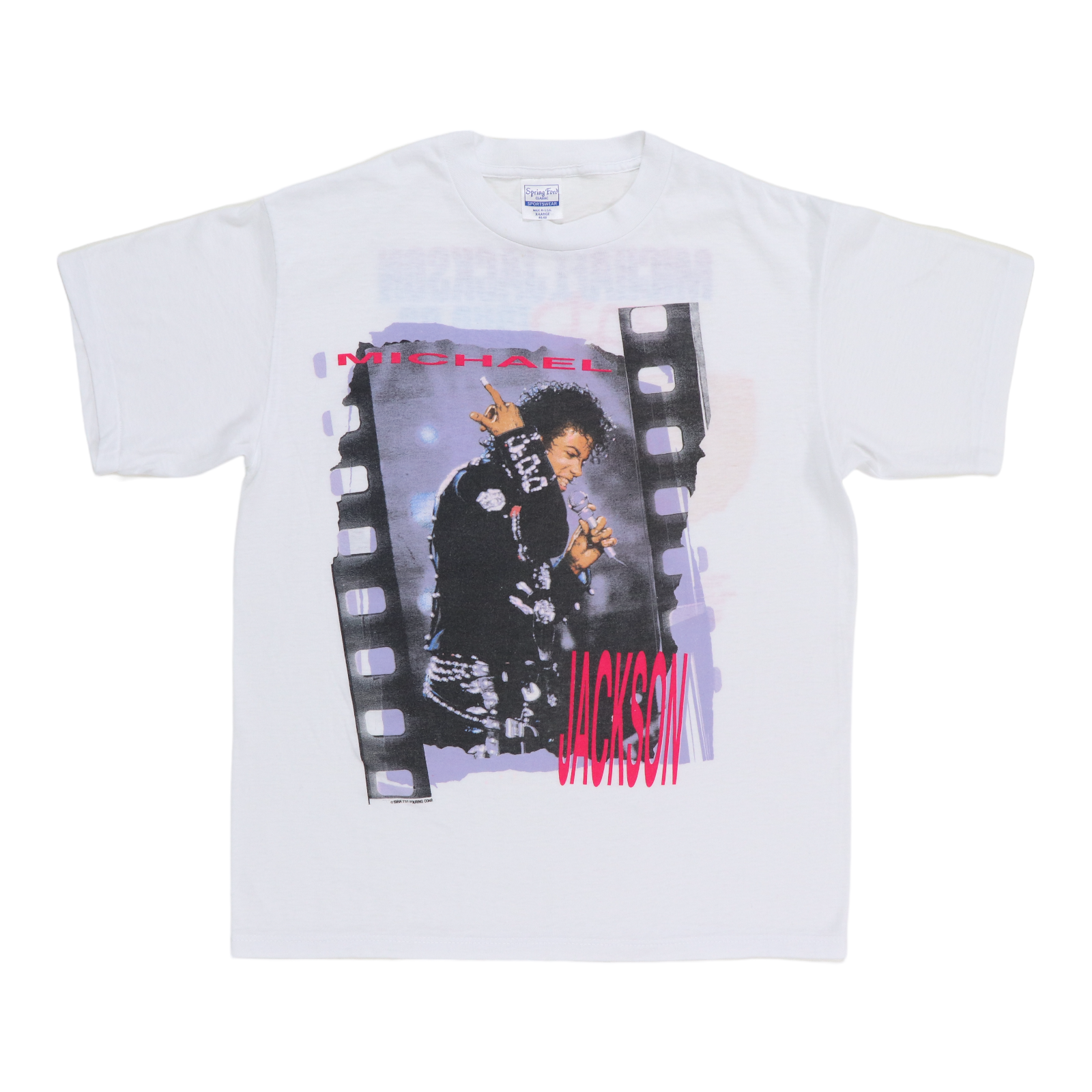 Original vintage 1988 Michael Jackson Bad Tour Shirt | WyCo