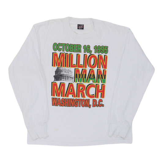 1995 Million Man March Washington DC Long Sleeve Shirt