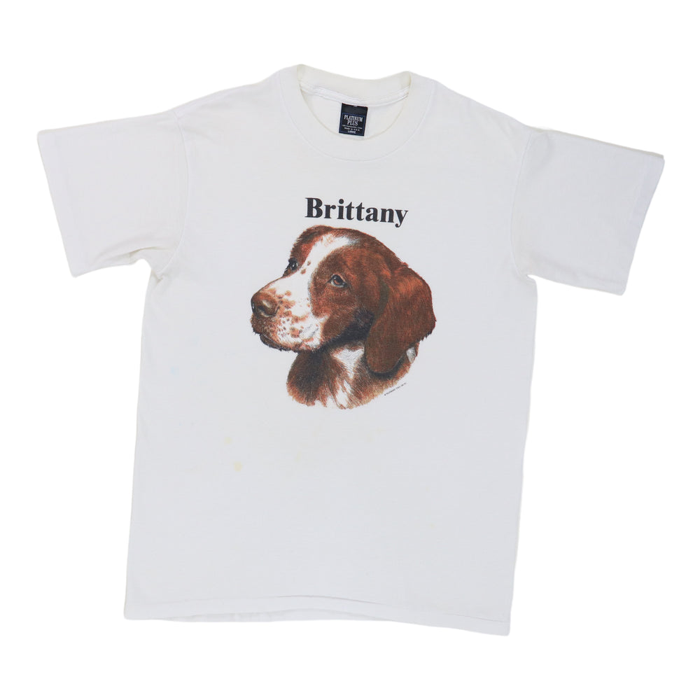 1990s Brittany Spaniel Dog Shirt