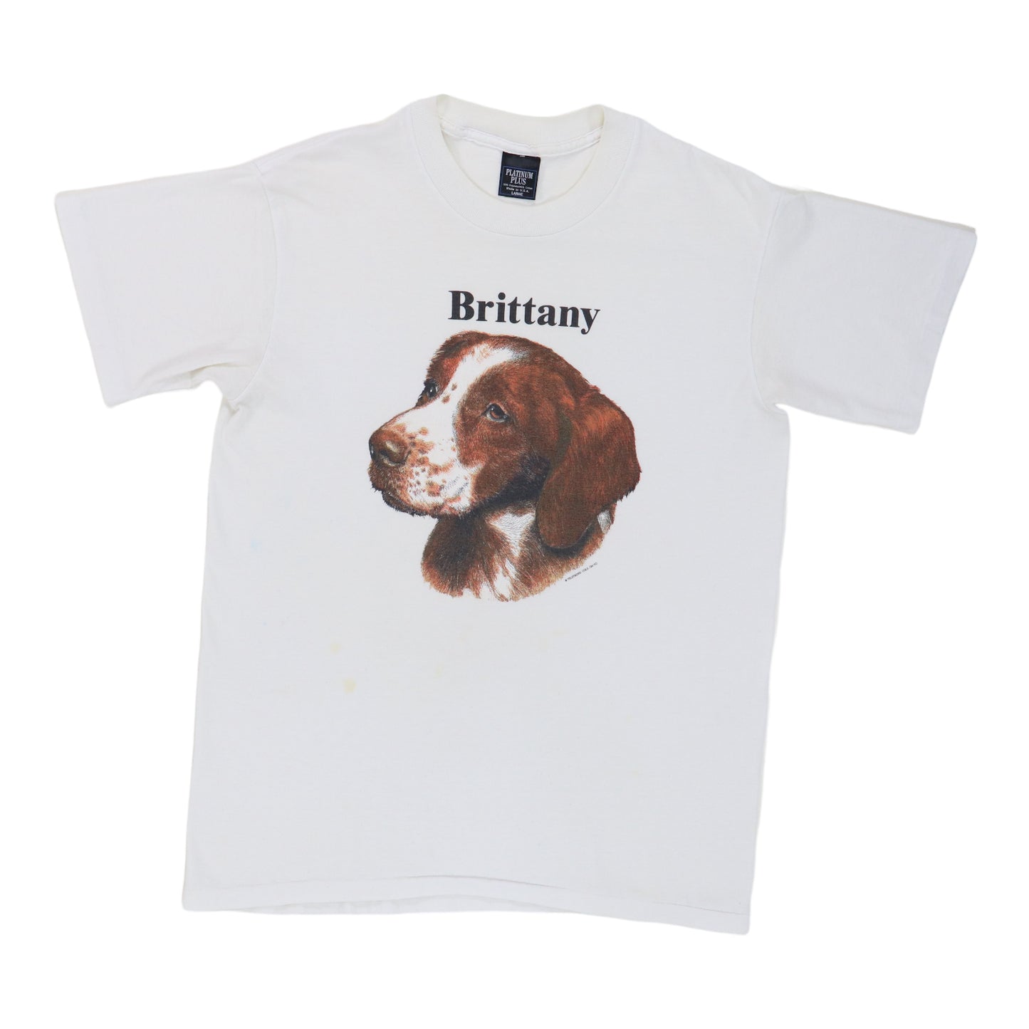 1990s Brittany Spaniel Dog Shirt