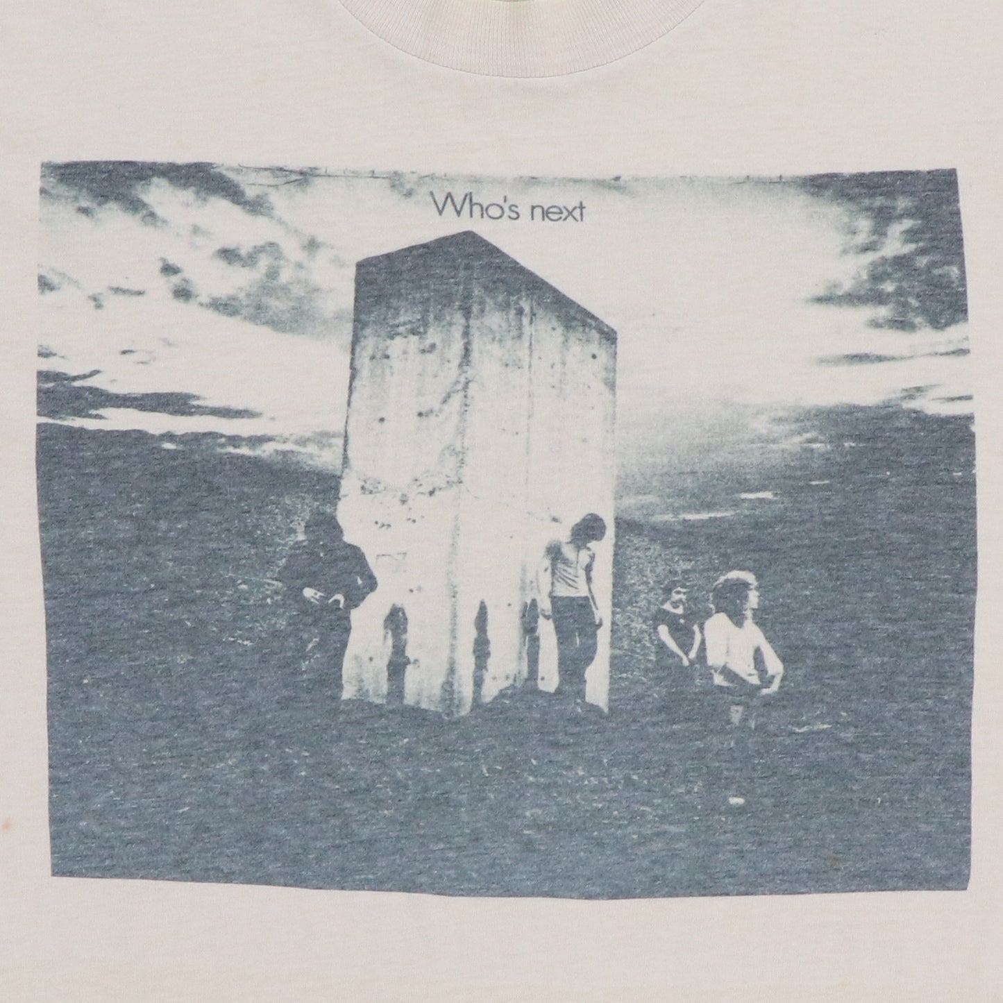 1970s The Who Who's Next Shirt Detail