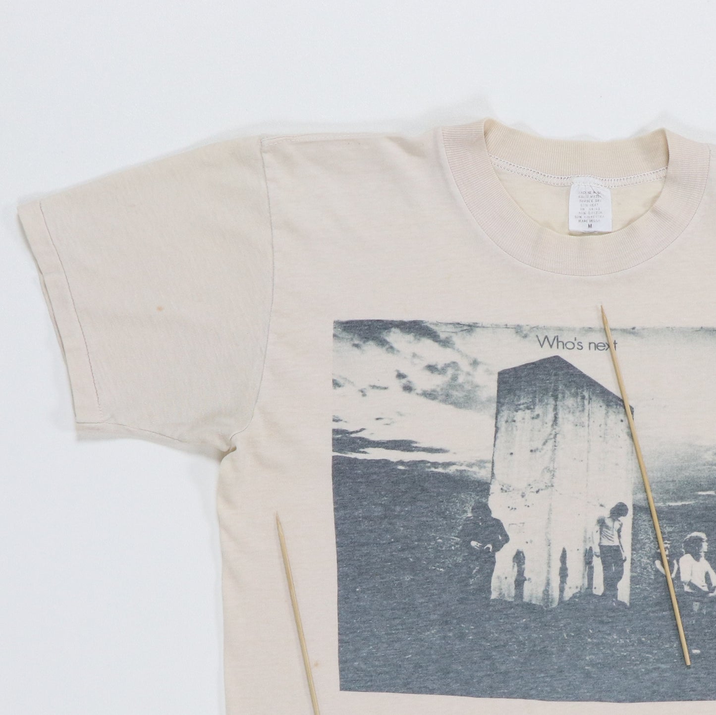 1970s The Who Who's Next Shirt Detail