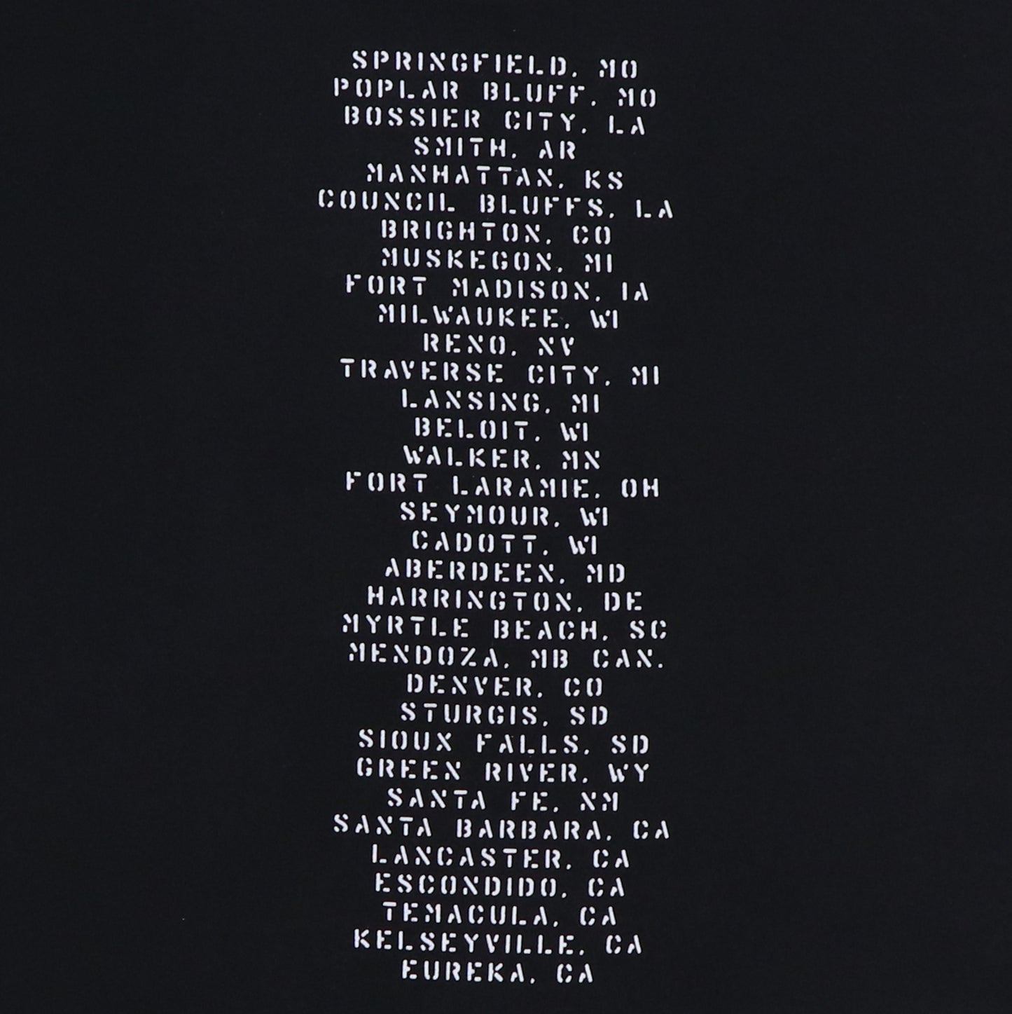 1999 Lynyrd Skynyrd Edge Of Forever Tour Shirt