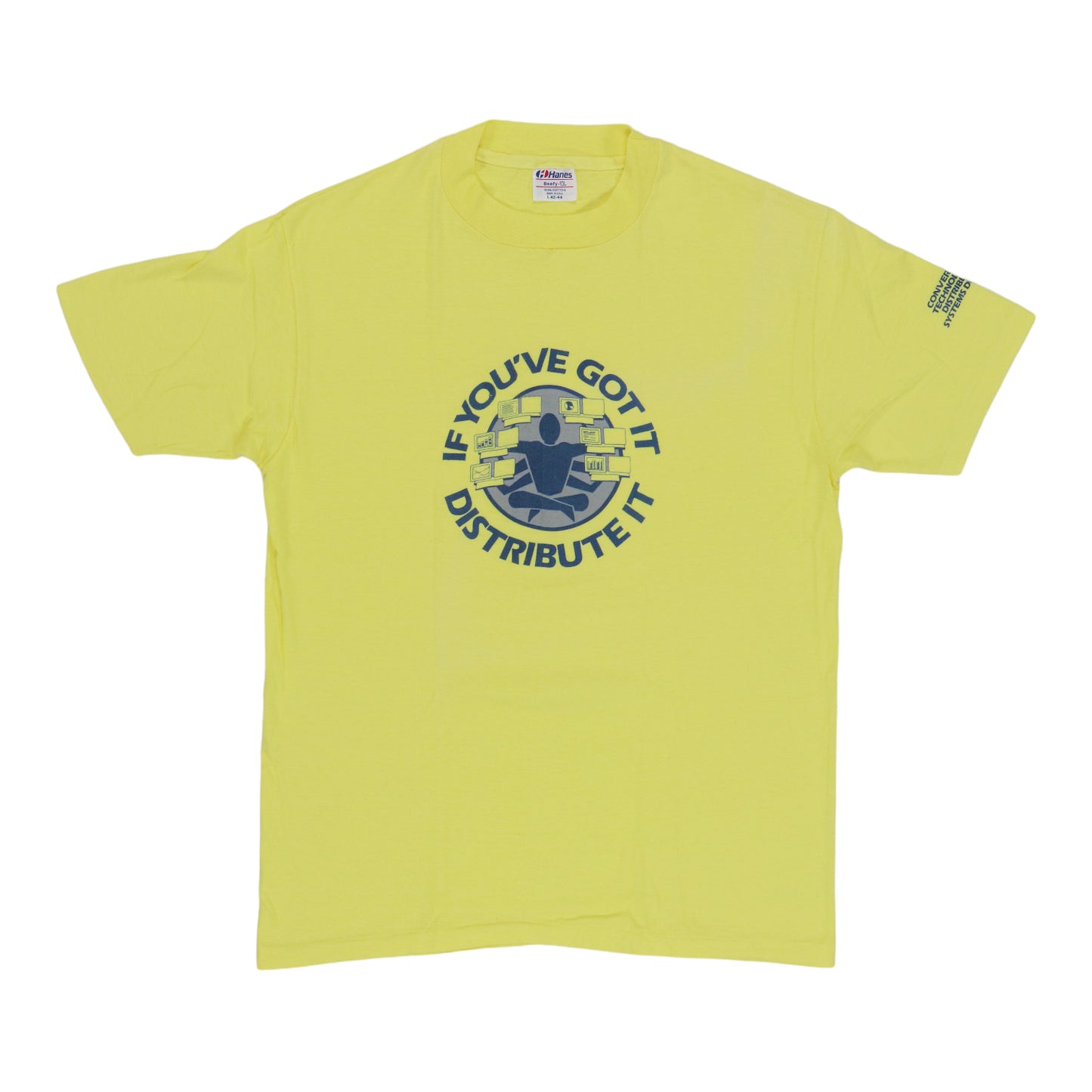 1980s If You Got It Distribute It Data Shirt