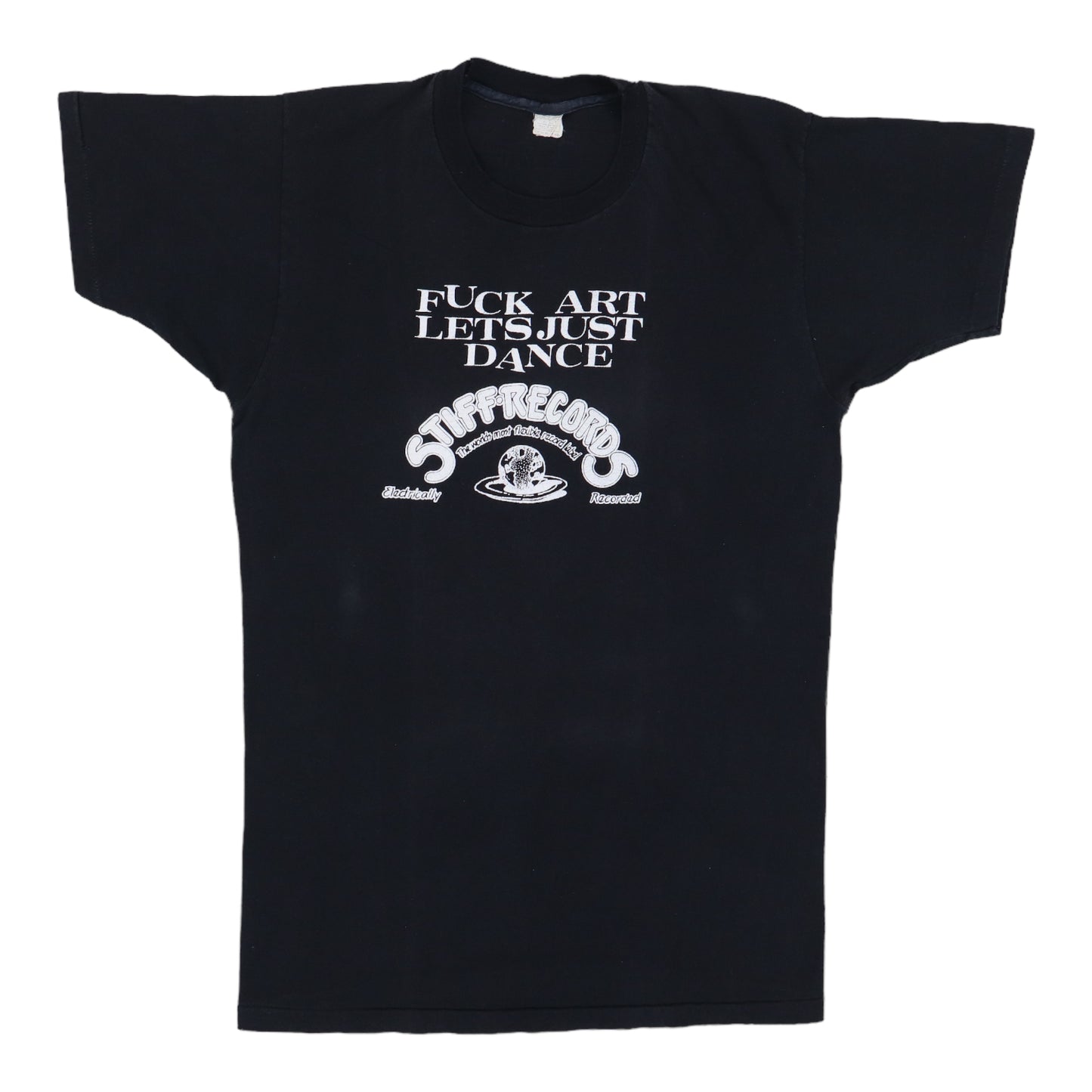 1979 Fuck Art Let's Just Dance Stiff Records Promo Shirt