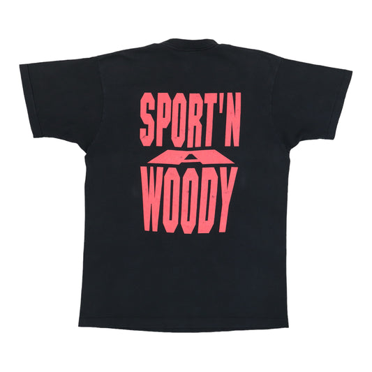 1989 Dangerous Toys Sport'N A Woody Shirt Back