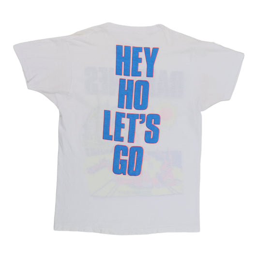 1988 Ramones Rockaway Beach Shirt Back