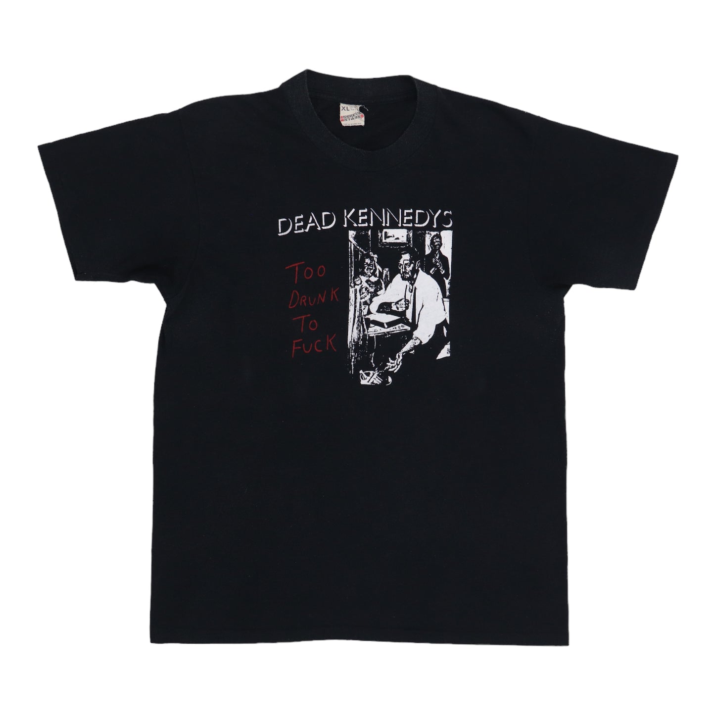 1980s Dead Kennedys Too Drunk To Fuck Shirt