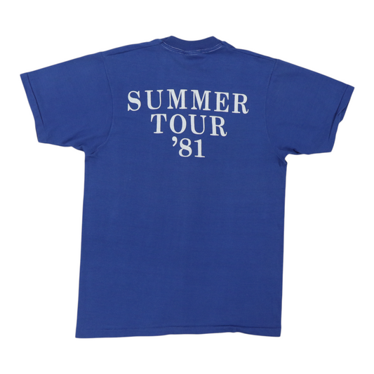 1981 America Summer Tour Shirt Back