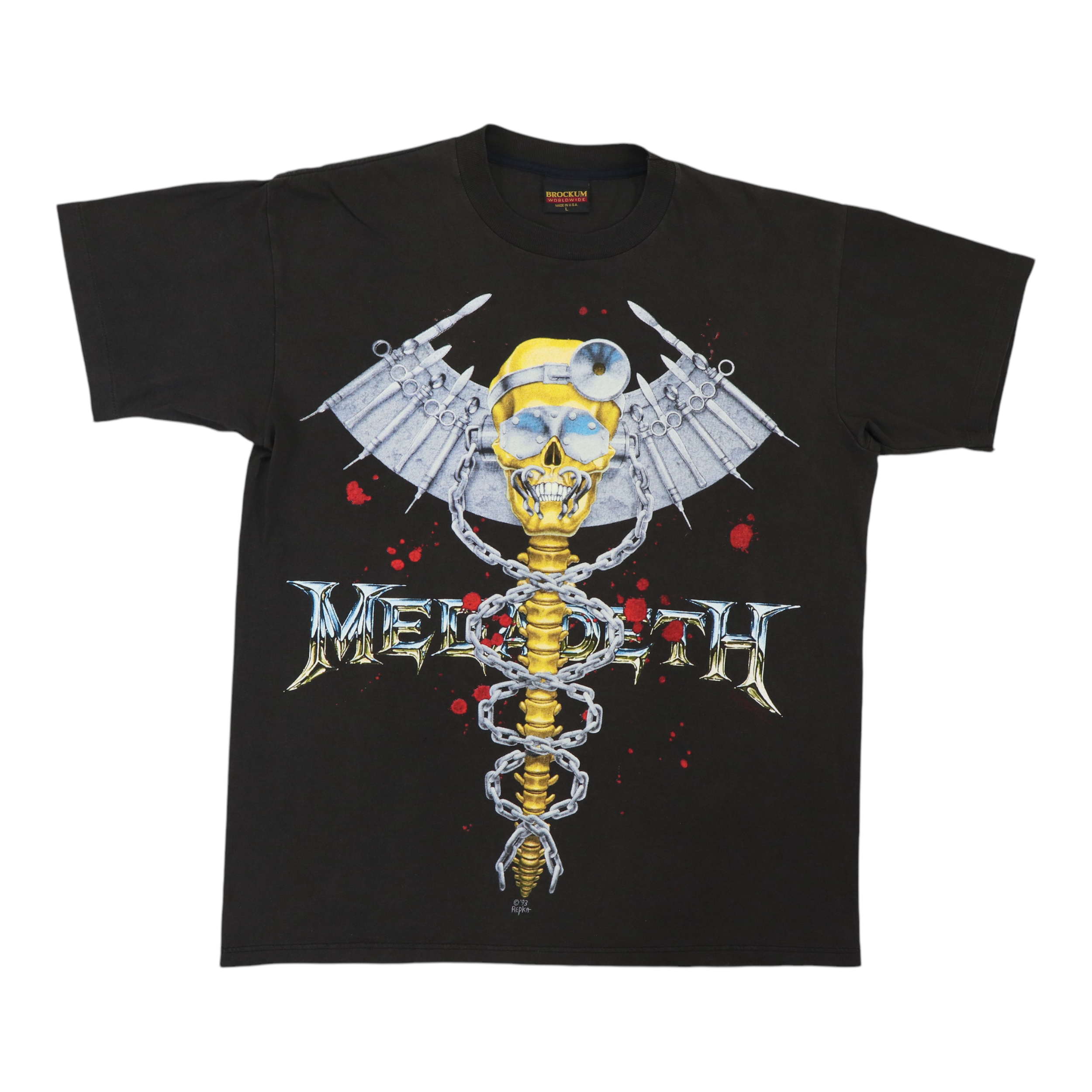 1993 Megadeth Dr Vic Is In Shirt | Authentic Vintage Tee – WyCo