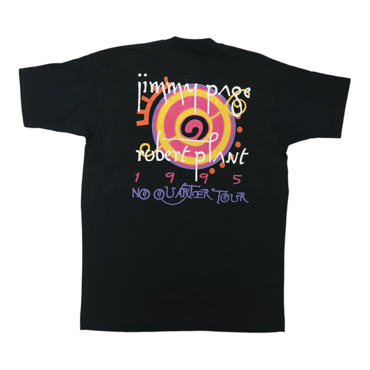 1995 Jimmy Page Robert Plant No Quarter Tour Shirt Back
