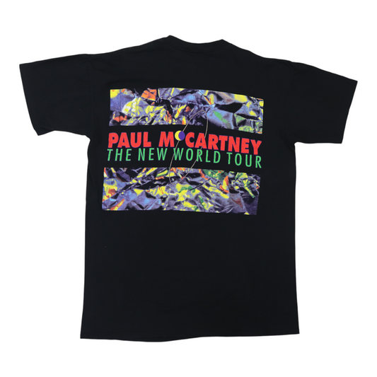 1993 Paul McCartney New World Tour Shirt Back
