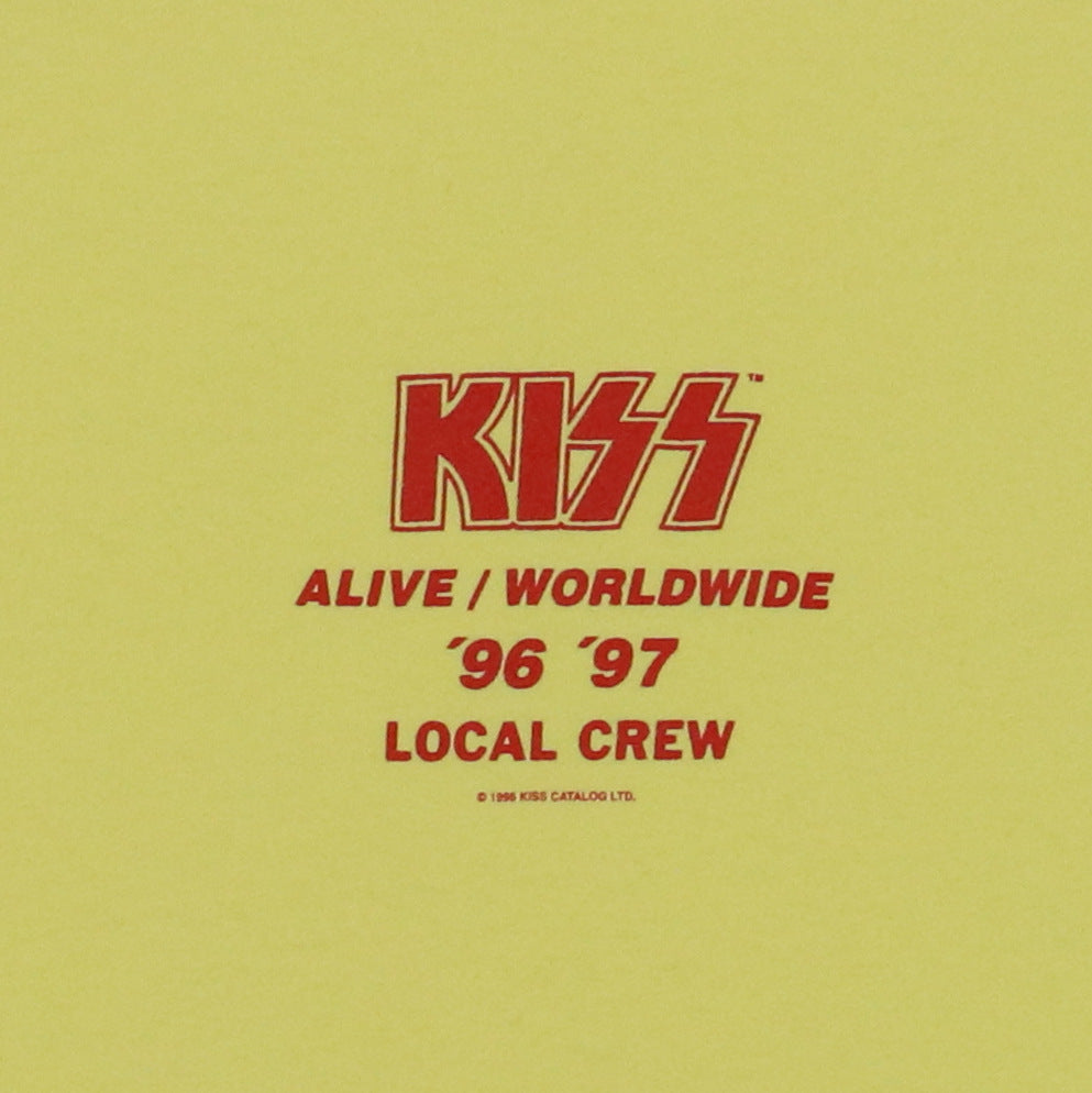 1996 Kiss Alive Worldwide Local Crew Concert Shirt