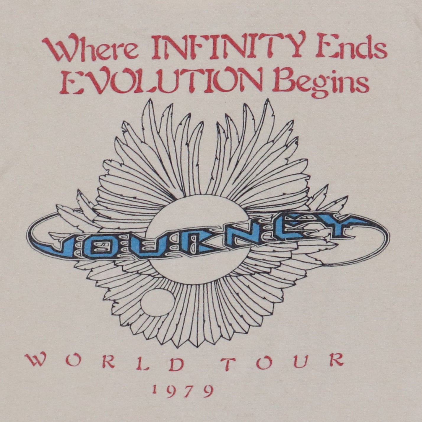 1979 Journey Where Infinity Ends World Tour Shirt