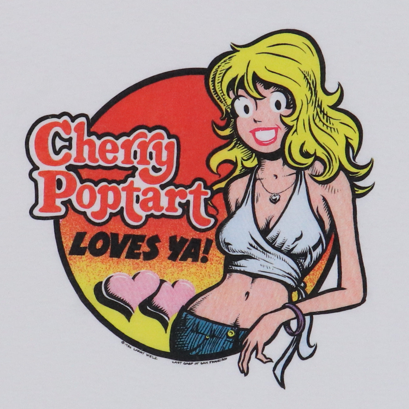 1986 Cherry Poptart Loves Ya Shirt