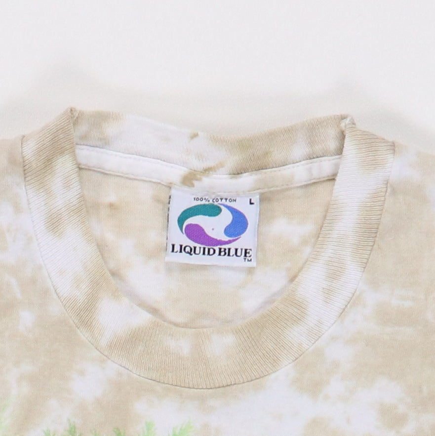 1992 Rainforest Liquid Blue Tie Dye Shirt