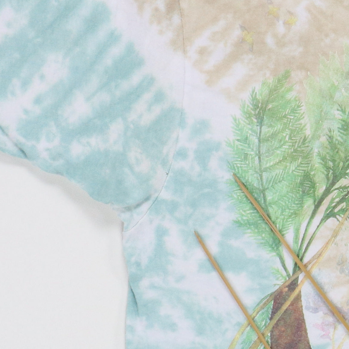 1992 Rainforest Liquid Blue Tie Dye Shirt